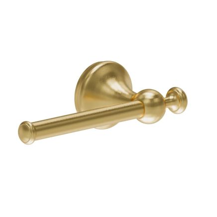 Warwick Brushed Gold Traditional Toilet Roll Holder