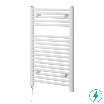 Neptune White Electric Heated Towel Rail 770x500mm