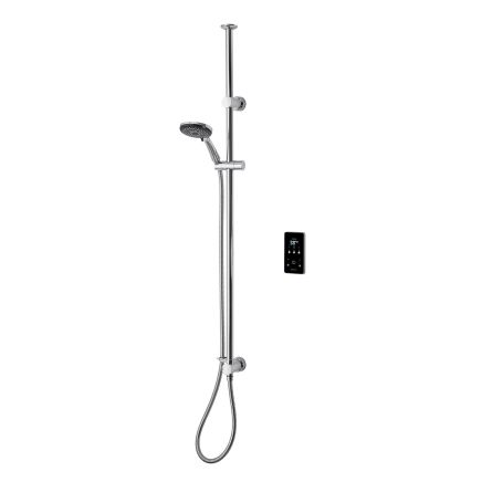 Triton ENVi 9.0kw Thermostatic Electric Shower with Ceiling Fed Kit - Silver