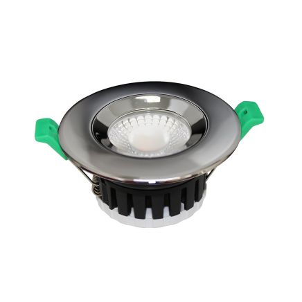 Vega Chrome IP65 Fire-Rated Fixed LED Smart Downlight