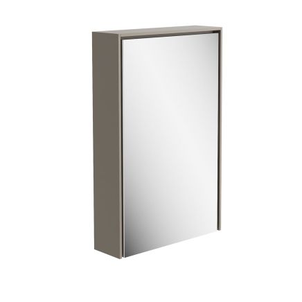 Newbury French Grey LED Mirrored Wall Cabinet 450x700mm
