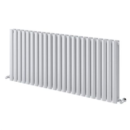 Islington White Double Horizontal Radiator 600x1360mm