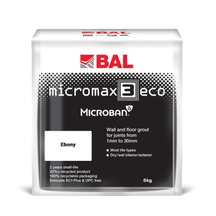 BAL Micromax3 ECO Ebony Grout 5kg