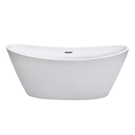 Lambi Freestanding White Acrylic Bath 1700x800mm