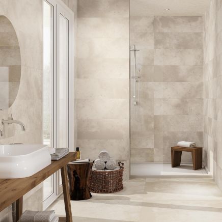 Mirador Taupe Matt Ceramic Stone Tile - 300x900mm