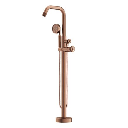 Urban Brushed Bronze Freestanding Bath Shower Mixer Tap