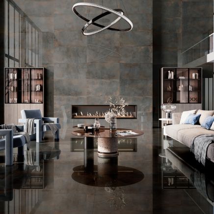 Moreno Acero Matt Porcelain Tile 600x600mm