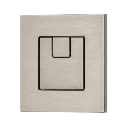 Apache Brushed Nickel Square Dual Flush Button