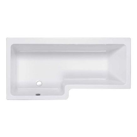 Carron Quantum Left Handed Acrylic Shower Bath 1500x700mm