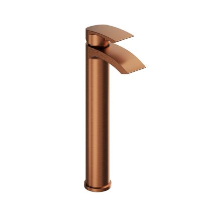 Tear Brushed Bronze Tall Basin Mono Tap