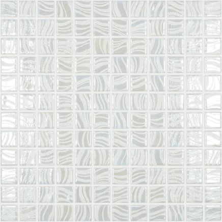 Glow White Glass Mosaic Tile 315x315mm