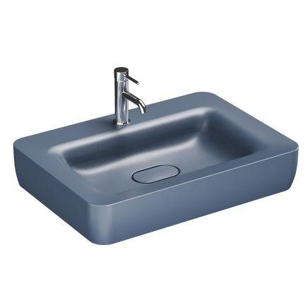 Micheli Matt Navy Wall Hung Basin - 700mm