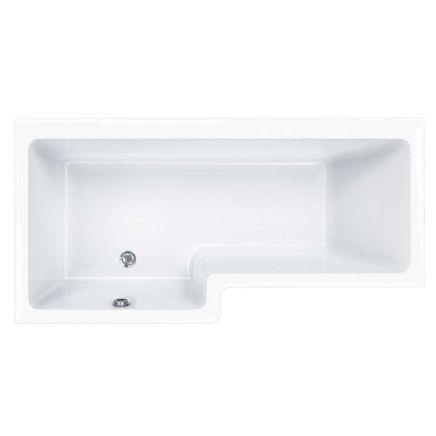 Carron Quantum Left Handed Acrylic Shower Bath 1600x700mm