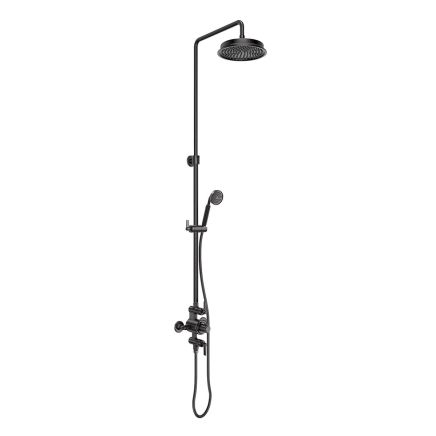 Downton Brushed Gunmetal Exposed Shower Valve Brushed