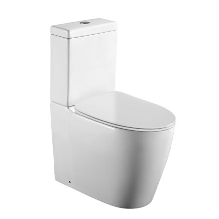 Gale Rimless Comfort Height Toilet with Soft Close Seat