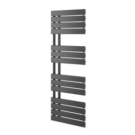 Tarvos Gunmetal Heated Towel Rail - 1400x550mm