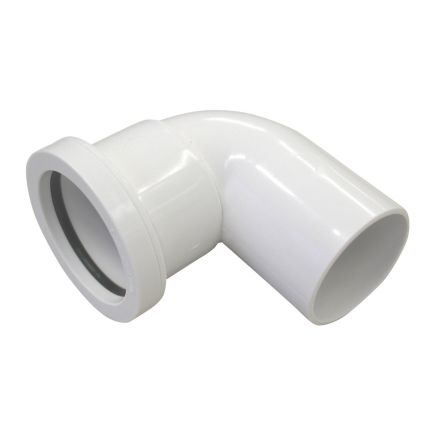 Wavin Osma Waste Push-Fit Spigot Bend 90 Degree 40mm - 5w260w
