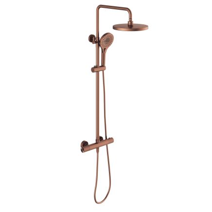 Moray Satin Bronze Thermostatic Shower Pack