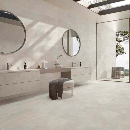 San Diego Ivory Stone Porcelain Tile 1200x600mm