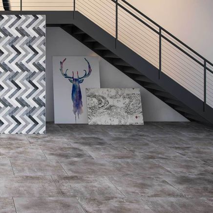 Clearance Tiles Zero Smoke Matt Porcelain Tile 400x800mm
