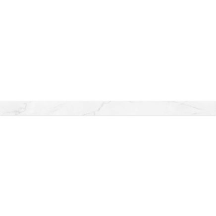Vero Gaia White Marble Waterproof Postform & Tongue Edge Shower Wall Finishing Panel 2420x160mm