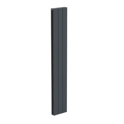 Tesoro Anthracite Textured Double Reversible Aluminium Radiator 1800x285mm