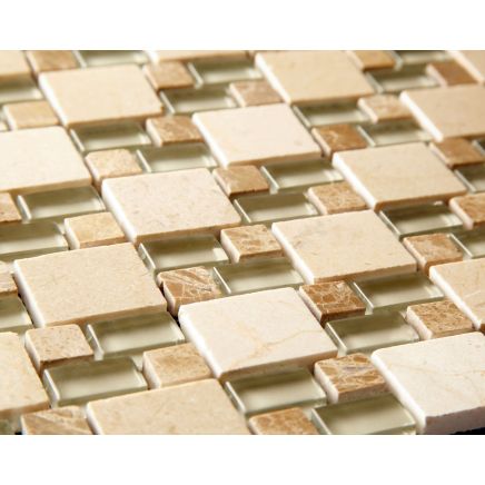 Link Light Beige Mosaic 300x300mm