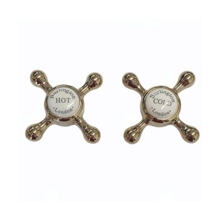 Burlington Claremont Gold Hand Wheel Tap Handles