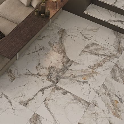 Fabulosa™ Marble Matt Porcelain Tile - 600x600mm