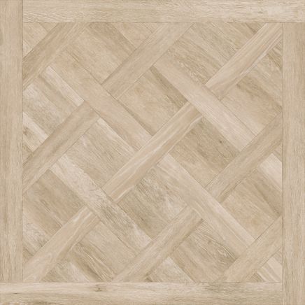 Axton Beige Parquet Wood Effect Porcelain Tile - 1000x1000mm