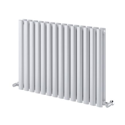 Islington Double White Horizontal Radiator 600x820mm