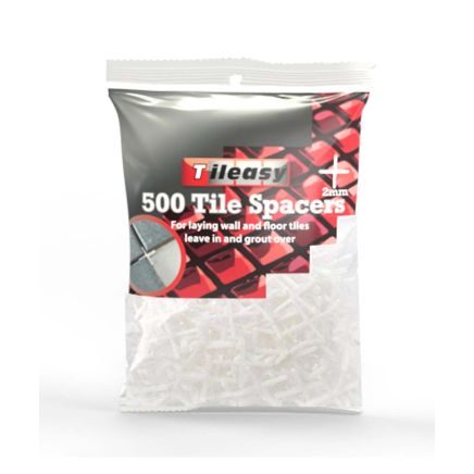 Tileasy 2mm Tile Spacers (Bag of 500)