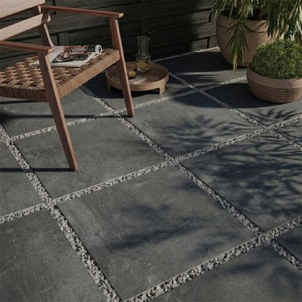 Gandi Concrete Marengo Outdoor Porcelain Tile roomset