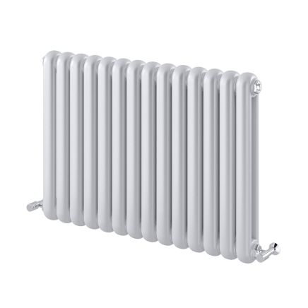 Etam White Horizontal Column Radiator 600x860mm