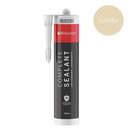 Vero Shower Wall Panel Vanilla Colour Match Silicone Sealant