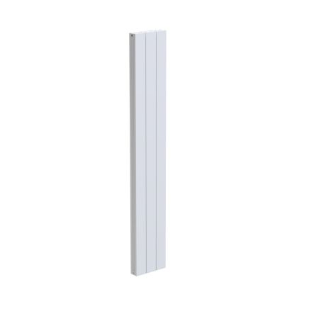 Tesoro White Textured Double Reversible Aluminium Radiator 1800x285mm