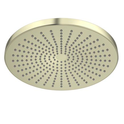 Moray Champagne Gold Round Shower Head 250mm