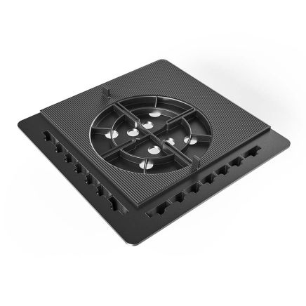 Jouplast square flat edge finishing plate