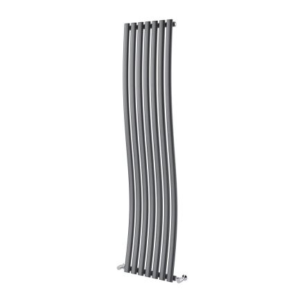 Gamma Grey Vertical Wave Radiator 1785x413mm