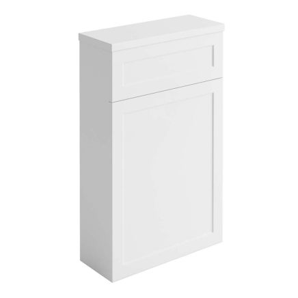 Traditional matt white WC Unit