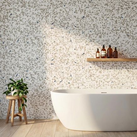 Atlantis White Diamond Waterproof Tongue & Groove PVC Shower Wall Panel 1000mm
