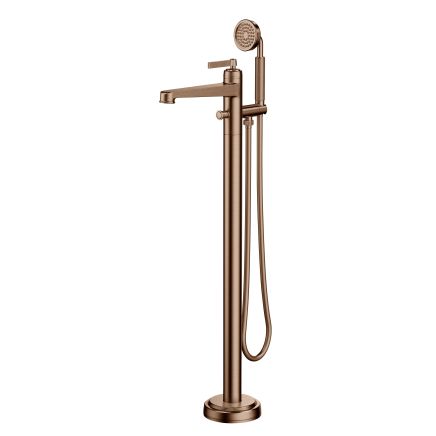 Downton Bright Copper Freestanding Bath Shower Mixer Tap