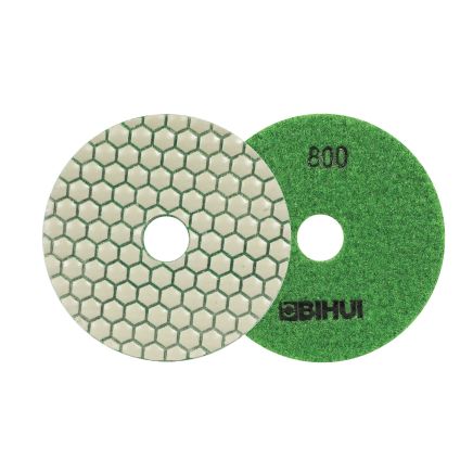 BIHUI 4" Dry Diamond Polishing Pad 800 Grit - BU-DPP480