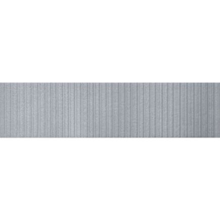 Viera Cielo Blue Ribbed Matt Ceramic Brick Tile - 75x300mm