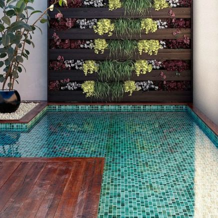 Pacific Bali Blue Glass Mosaic Tile 315x315mm
