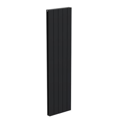 Tesoro Black Textured Double Reversible Aluminium Radiator 1800x475mm