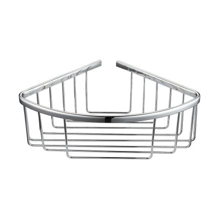 Chrome Single Corner Shower Basket