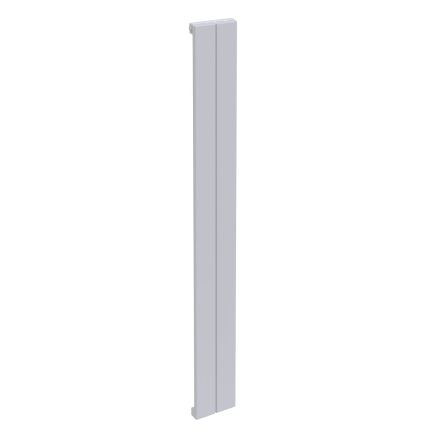 Tesoro White Single Linear Aluminium Radiator 1800x190mm