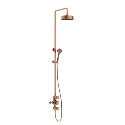 Urban Brushed Bronze Exposed Valve Shower Pack