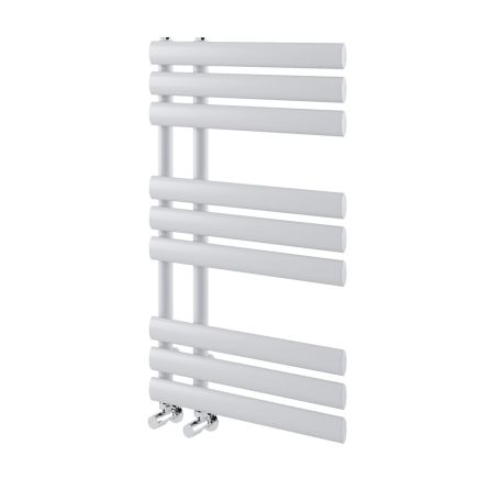 Rayner White Designer Heated Towel Rail 820x500mm